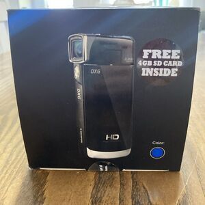 NEW DXG Luxe Collection DXG-5C8V HD 1080P 5.0 megapixel, Blue